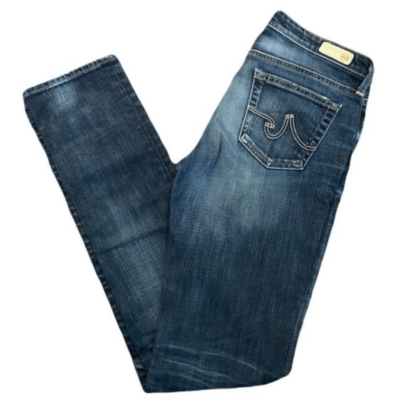 Adriano Goldschmeid 28R Blue Skinny Straight Jean - Picture 1 of 5